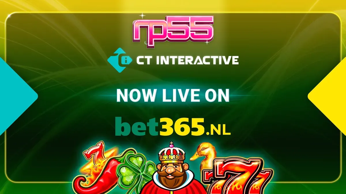 Layar permainan slot CT Interactive di perangkat mobile